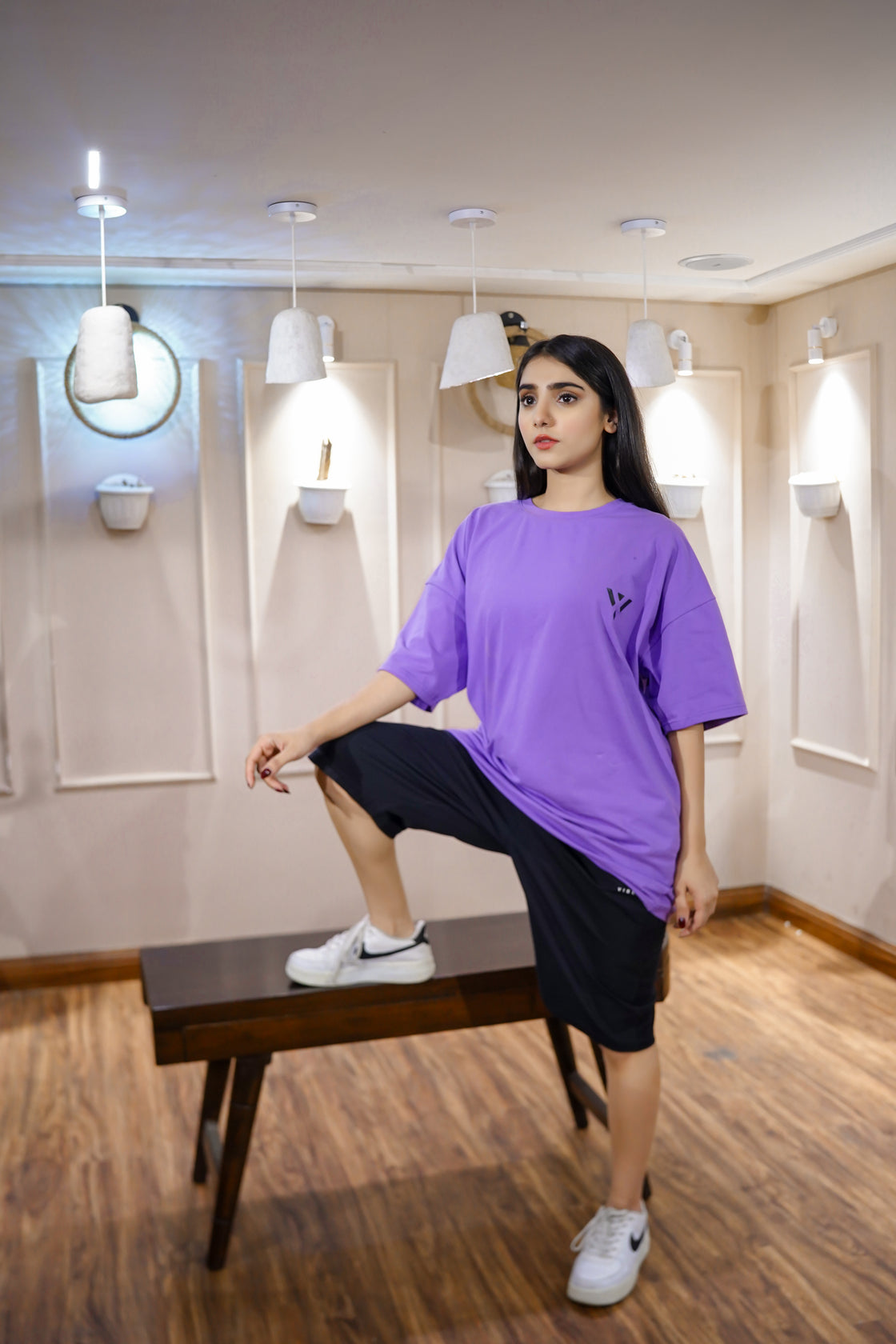 Unisex - Oversize T-Shirt Purple